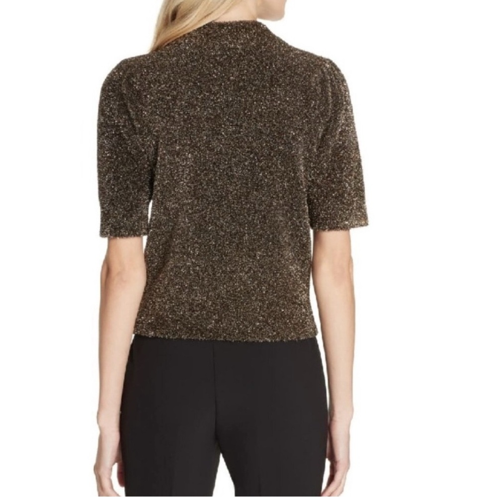 Kate Spade Metallic Short Sleeve Sweater - Picture 3 of 7